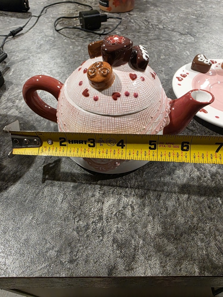 Vintage Ceramic Chocolate Candy Tea Set