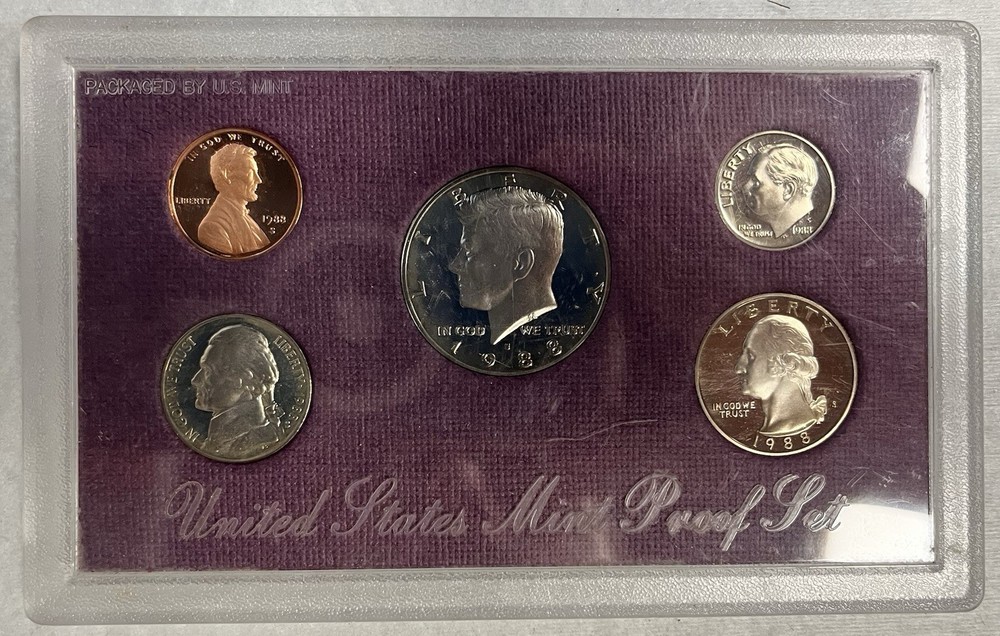 1988 United States Mint Proof Set Box#5