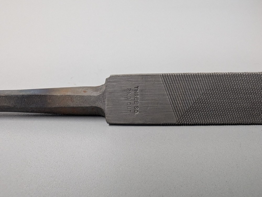 NICHOLSON 6" THREE SQUARE SECOND CUT FILE 15958 USA