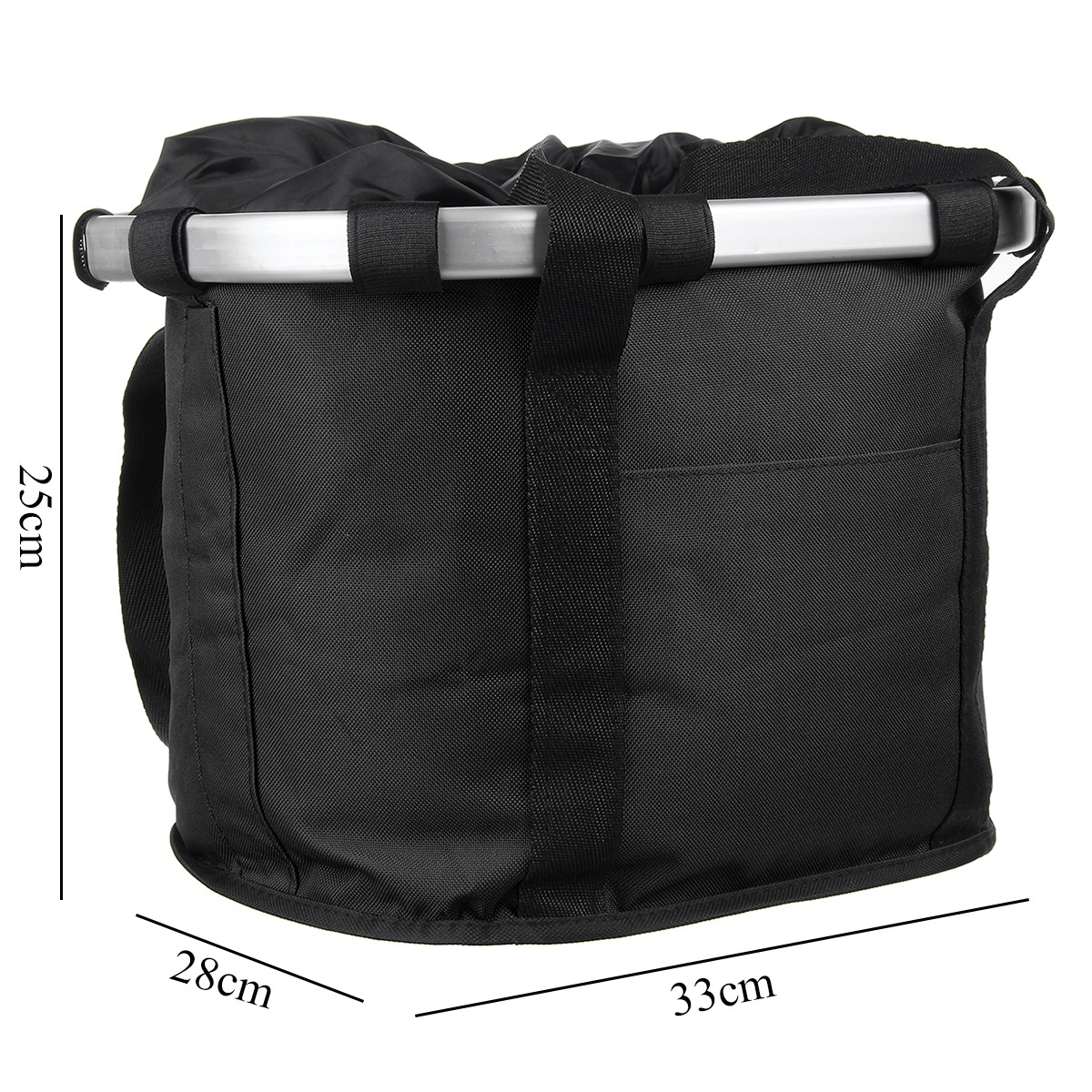 Bicycle Basket Folding Bike Front Handlebar Carrier Storage Bag Large Capacity