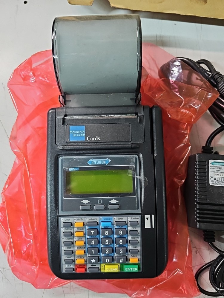 NEW OPEN BOX HYPERCOM T7PLUS-PIN Card Reader Printer SKU217125