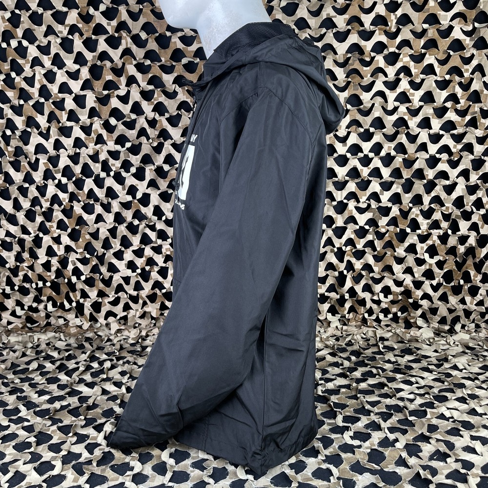 NEW HK Army Cyber Windbreaker Jacket - Black - Medium