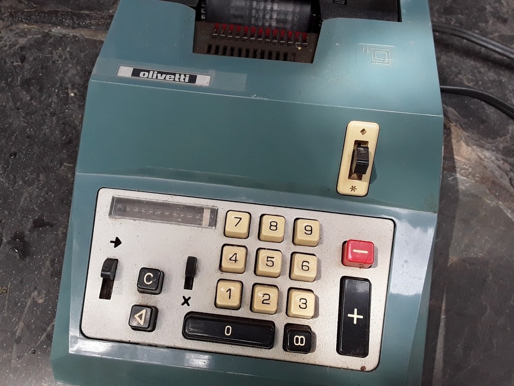 olivetti adding machine