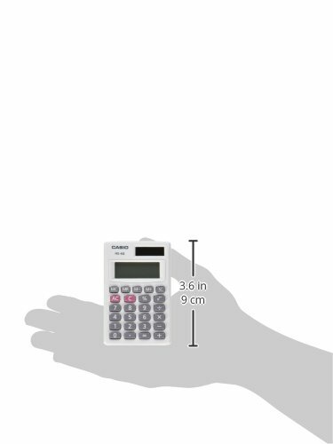2 Pack Casio HS-4G Handheld Solar Calculator, Pocket Size