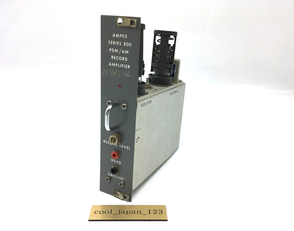 AMPEX SERIES 800 PWM/AM RECORD AMPLIFIER FROM CONSOLE TUBES PREAMP MODULES