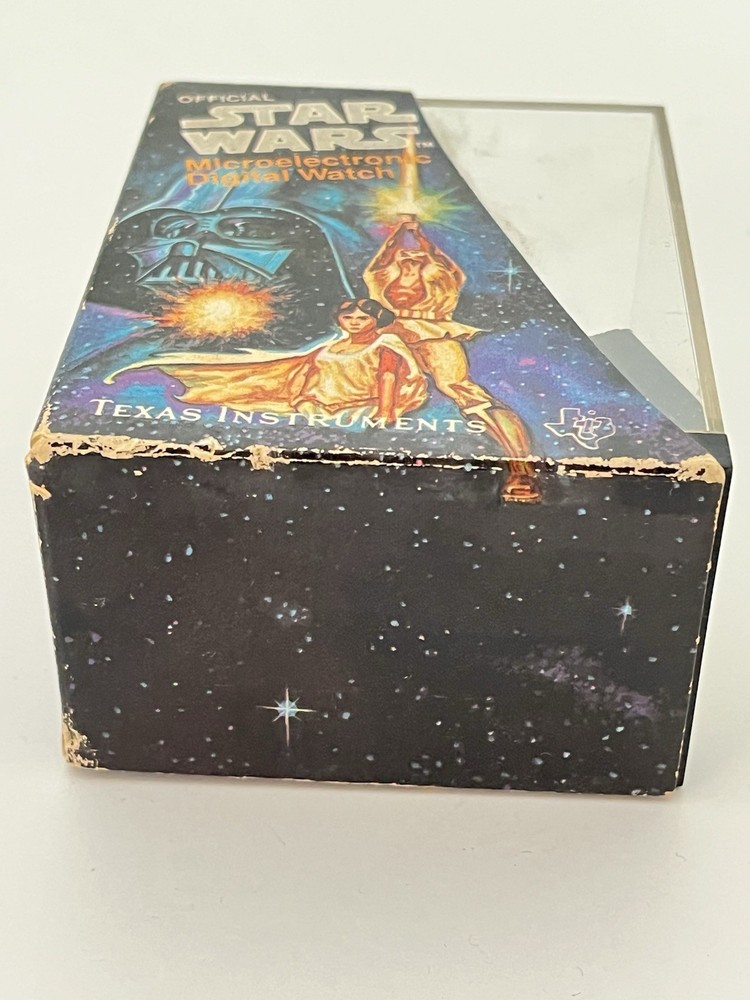 1977 Star Wars Texas Instruments Microelectronic Digital Damaged Watch & Case