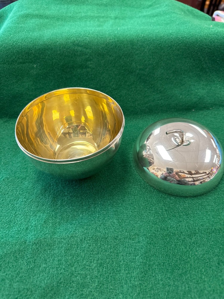 Apple Form Box Sterling Silver