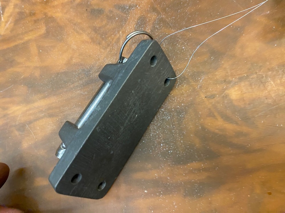 Fixed Bracket Clevis / Mast Flat aluminum base 3 3/4 X 1 3/4 base diameter