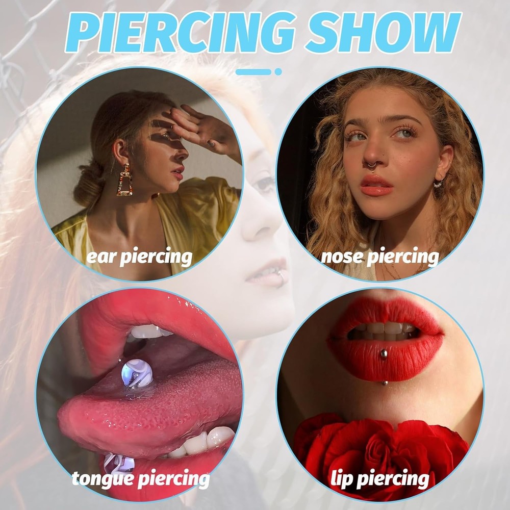 Disposable Piercing Clamps - Combofix 10Pcs Forceps Type2