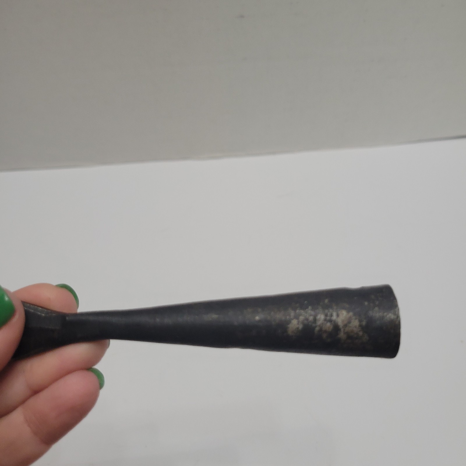 Primitive Antique Iron Spear Head Used collectible iron weapon