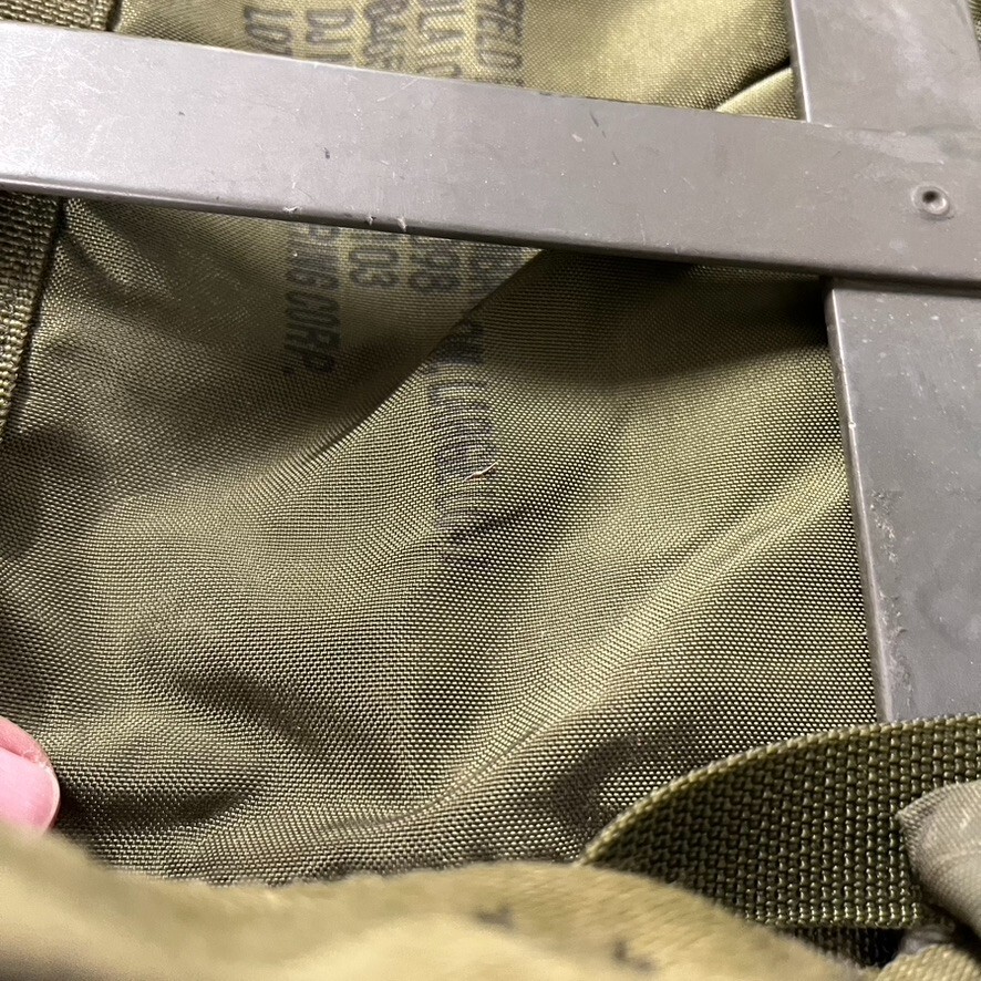 US Army Field Pack Combat Nylon LC-1 Large Alice Backpack with Frame Back Strap