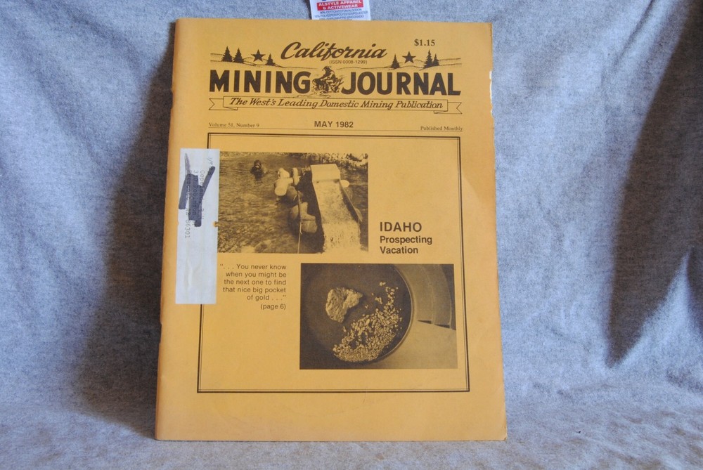 vintage mining journal magazine may 1982 lapidary