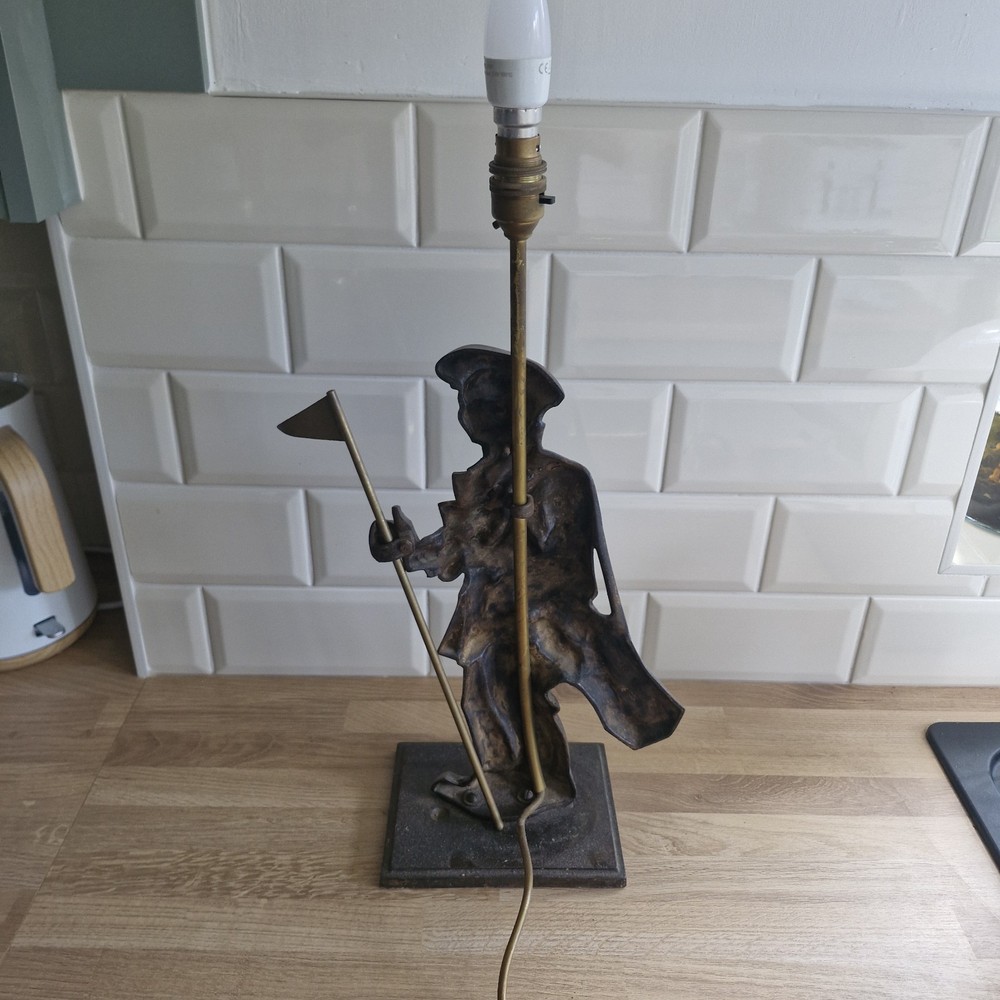 Cast Iron Golfer Table Lamp