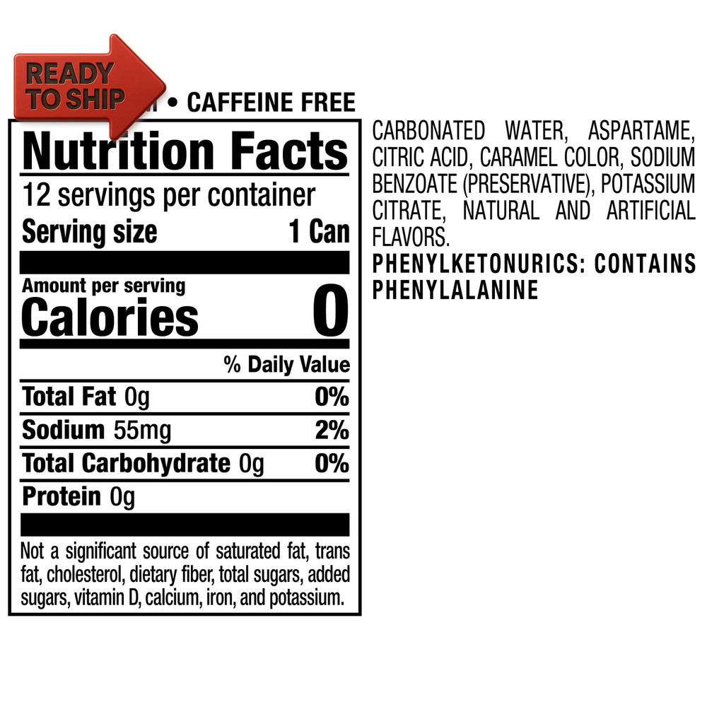 Zero Sugar Ginger Ale Soda Pop, 12 Fl Oz, 12 Pack Cans