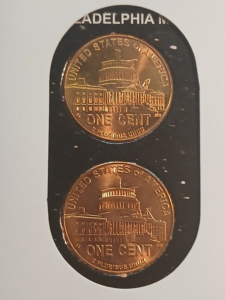 2009 P and D 1 Cent 4 Sets First Day Of Issue .