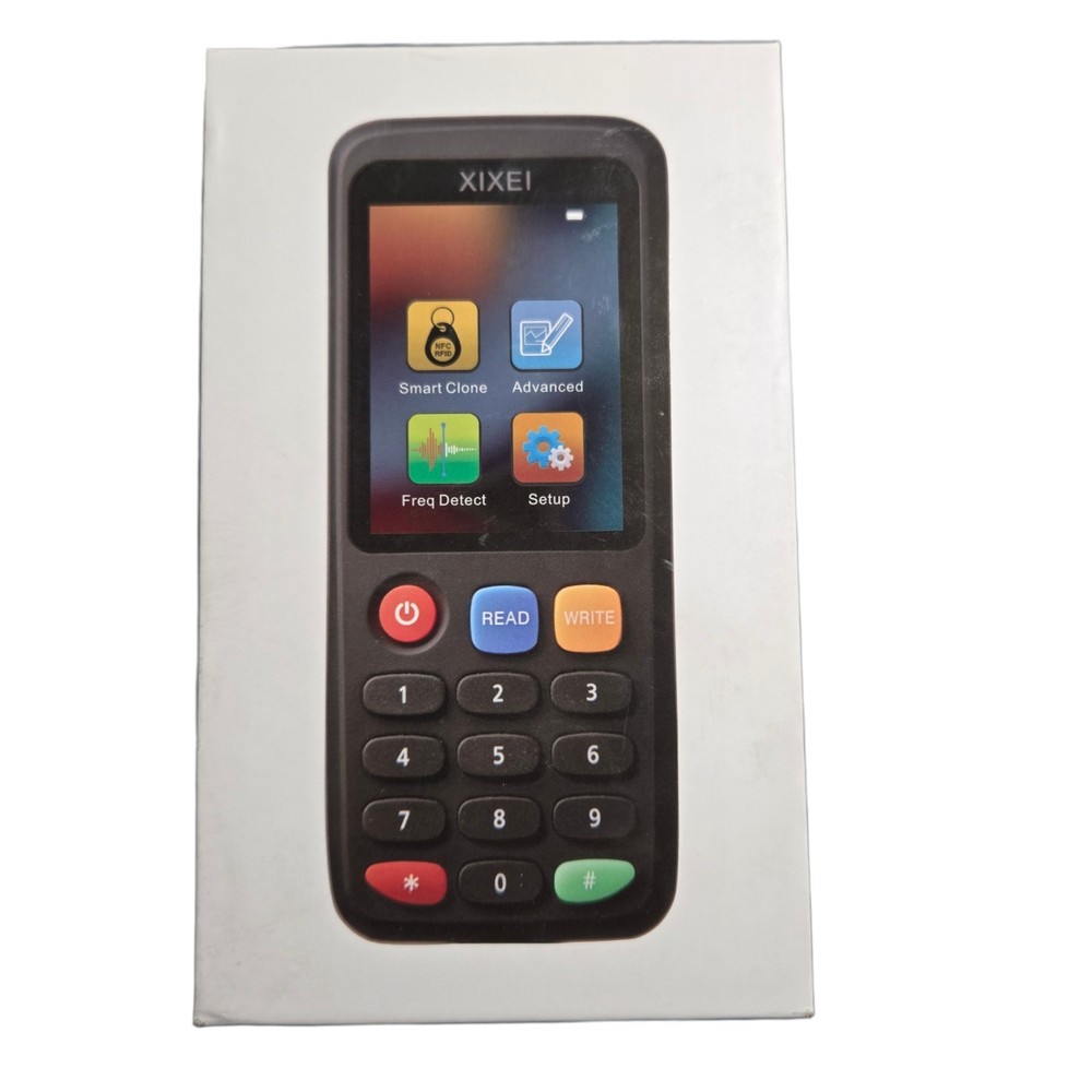 XIXEI X7 RFID Reader Writer Copier Duplicator & 9 Key Fobs 2603