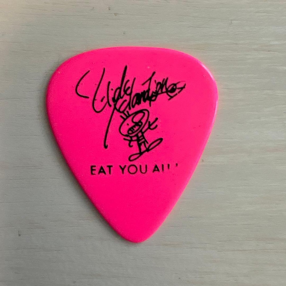 HIDE model pick signed pink from around 1990
