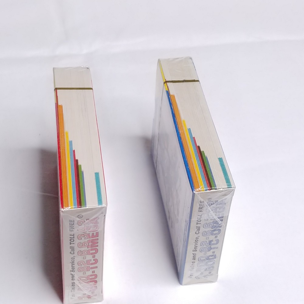 NEW 2 Pack Omega Engineering Playing Cards Handbook and Encyclopedia Reference