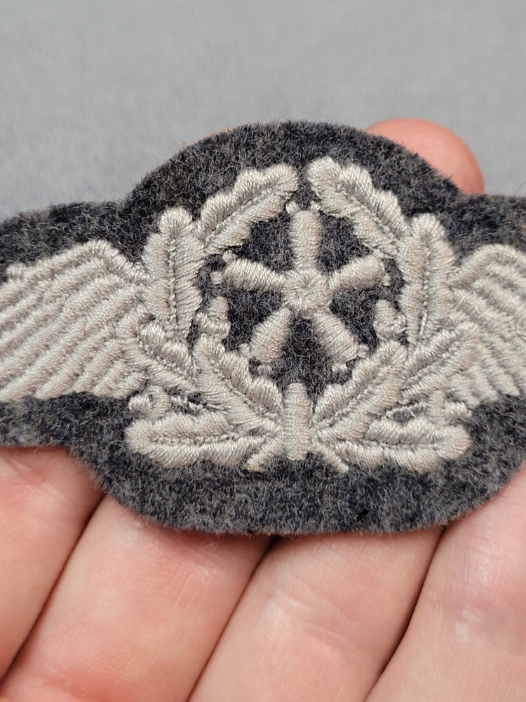 German WW2 Luftwaffe Flight Technical Personnel Mechanics Trade Patch Bring Back