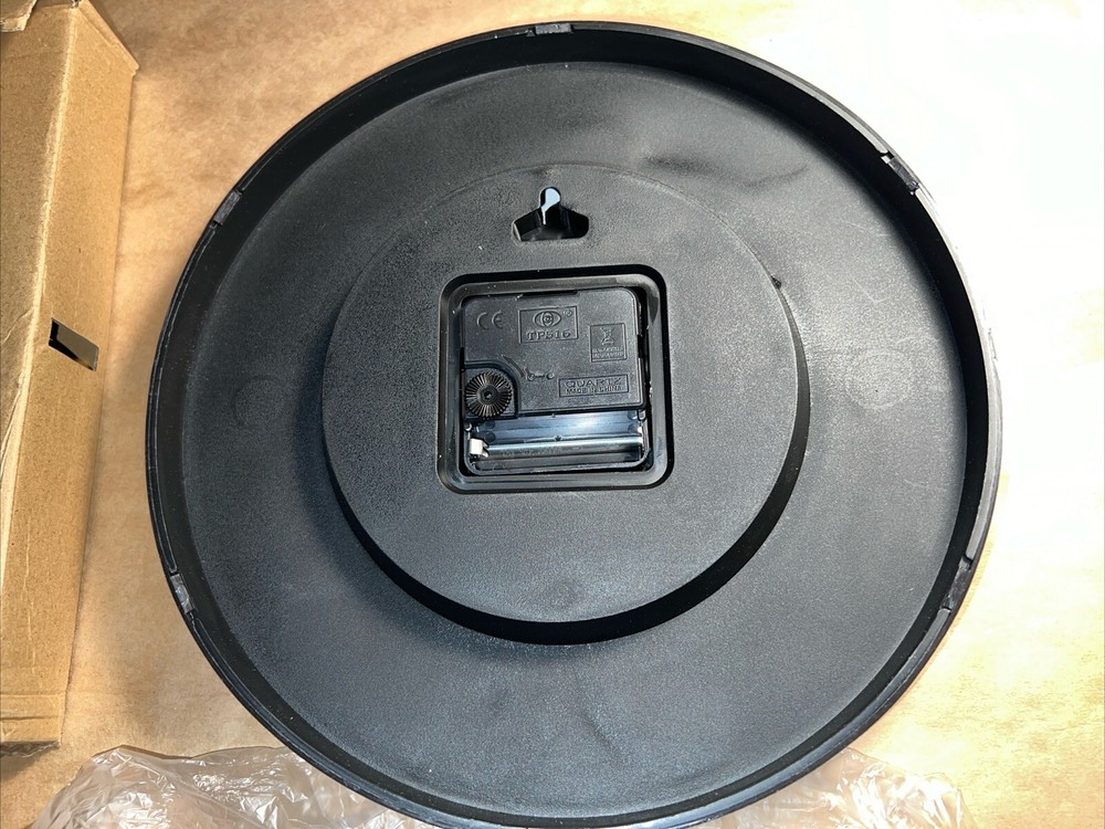 Two Smiley/Frown Wall Clocks - 9.75” Diameter