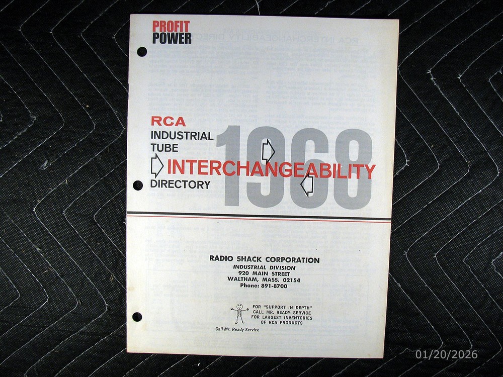 Product Guide For RCA Power Tubes