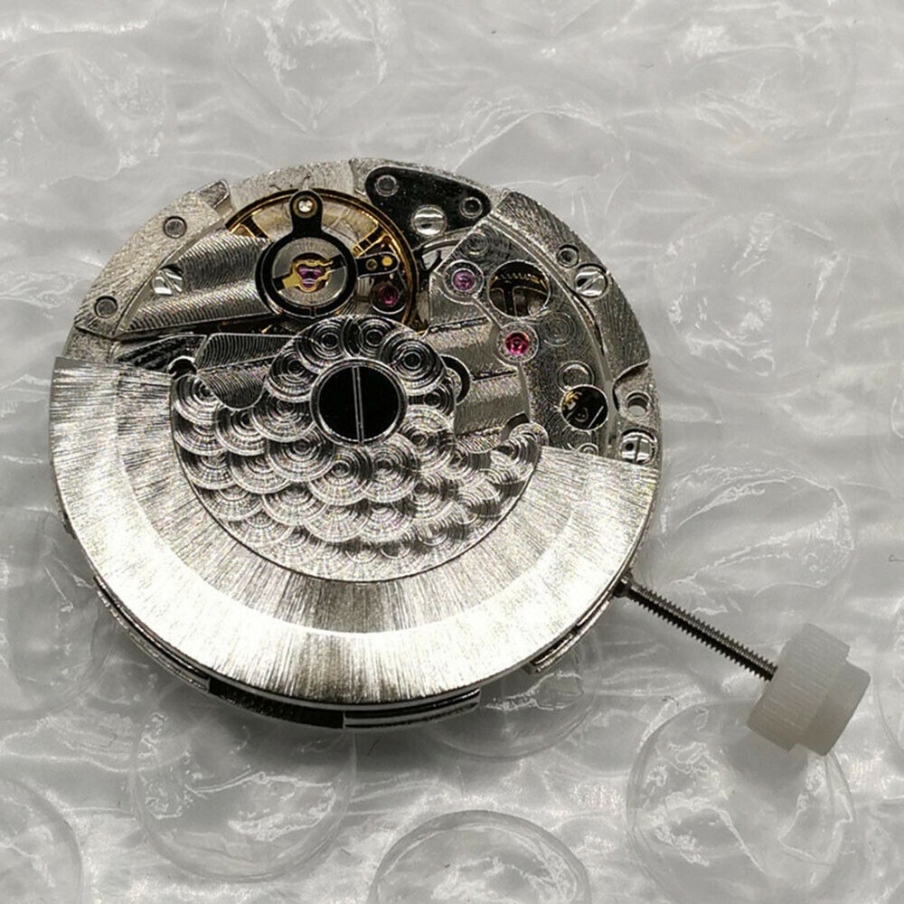 1Pcs 26MM Date at 3 Automatic DG4813 Mechanical Movement Silver Plated 3 Hands