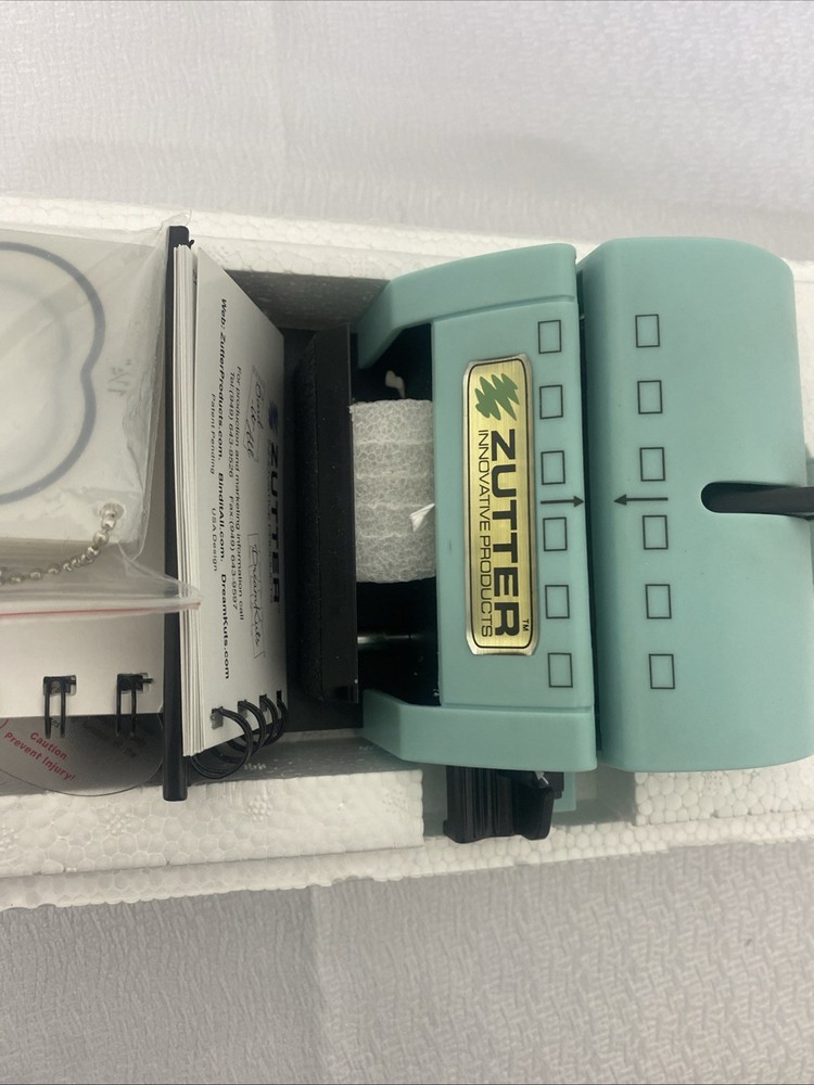 Zutter Bind It All Comb Binder Punch Blue Model 2648