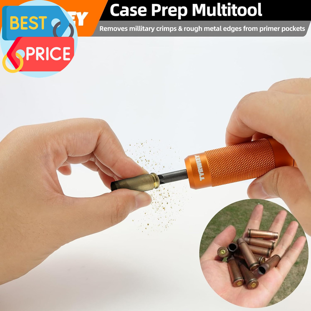 Case Prep Multitool Case Chamfer Deburring Tools for Reloading Primer Pocket