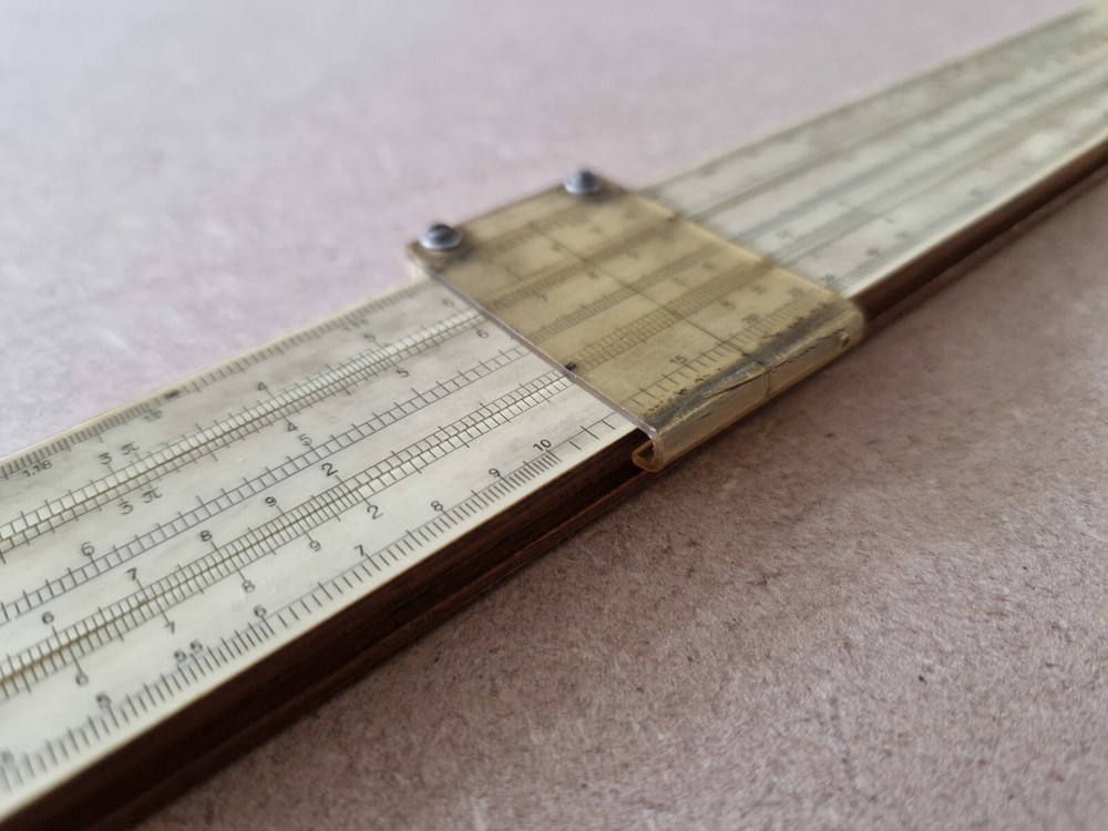 Vintage Simplon Bilateral 413308 Engineering Slide Rule