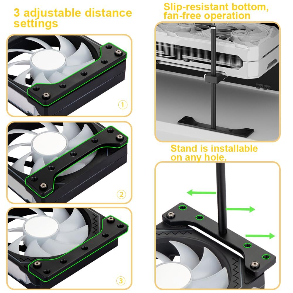 GPU Support Bracket GPU Holder Stand Adjustable GPU Sag Bracket Graphics Card...