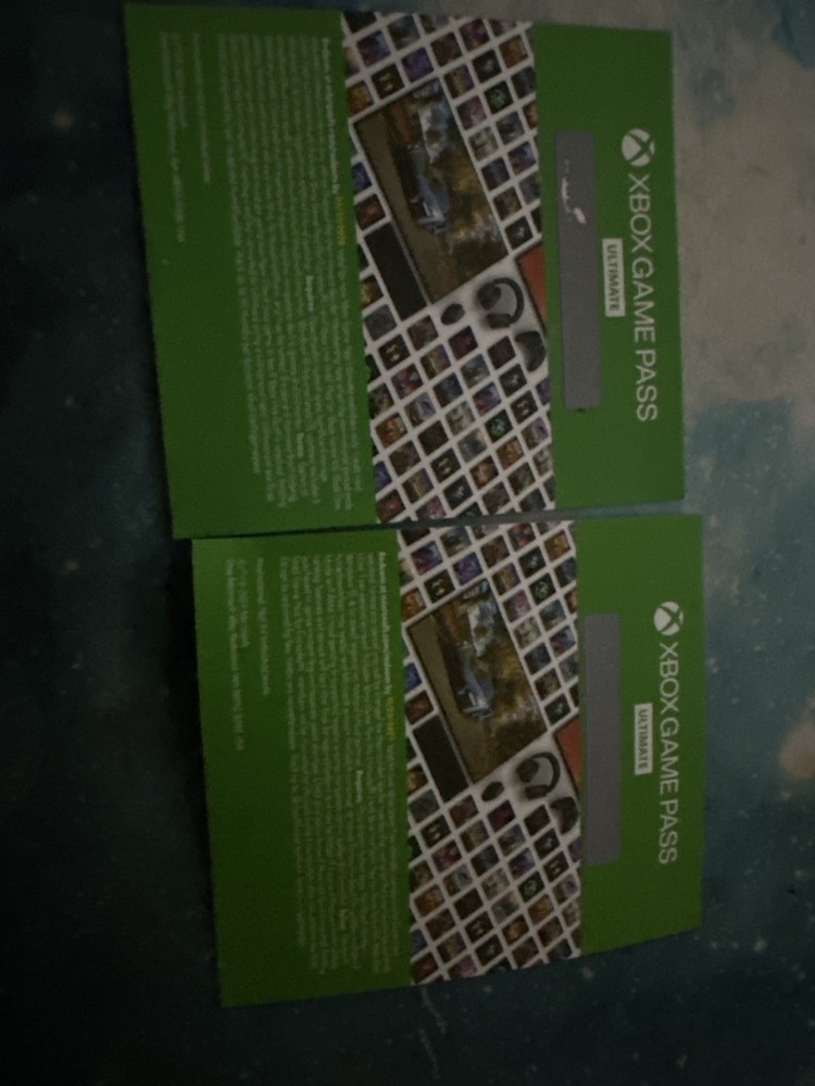 Microsoft Xbox Game Pass Ultimate Prepaid Cards for Xbox & PC