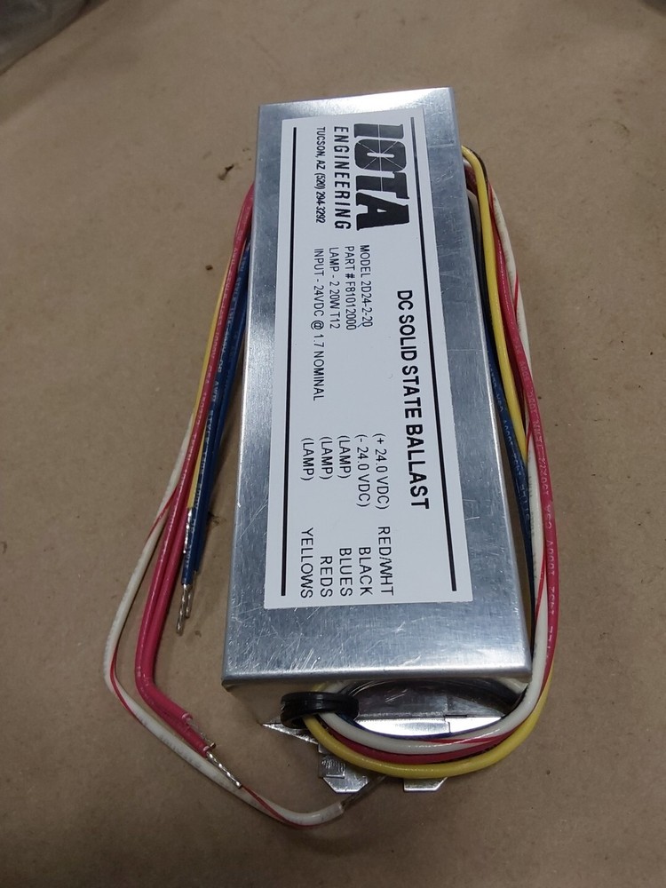 IOTA 2D24-2-20 DC Solid State Ballast F81012000