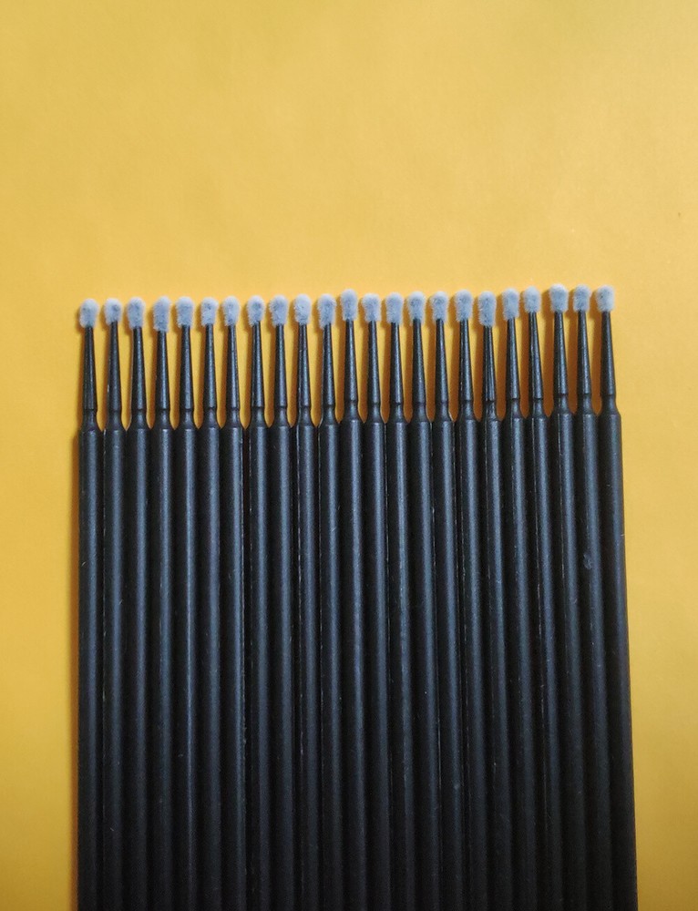 100Pcs Dental Disposable Bendable Micro Brush Applicator Taper Brush