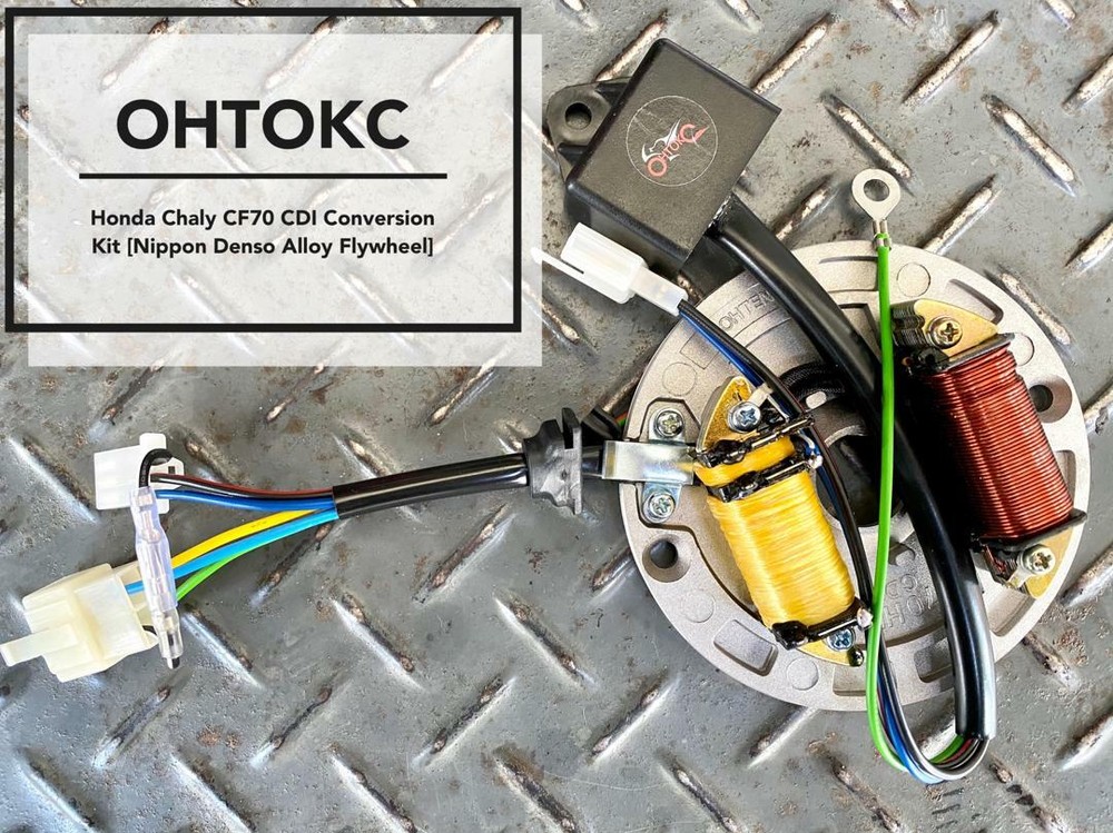 Honda Chaly CF70 CDI Conversion Kit [Nippon Denso Flywheel] Electronic Ignition