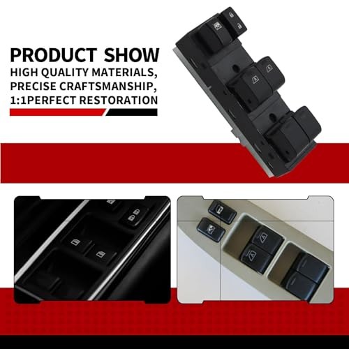 Driver Side Power Window Switch Compatible with FX35 FX37 FX50 QX70 2011-2017