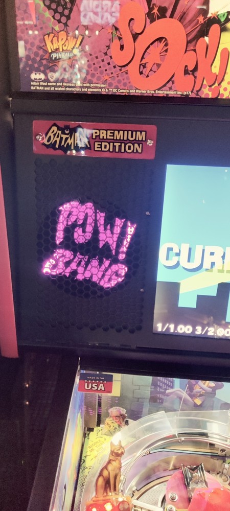 Batman 66 pinball speaker inserts fits 4" stern