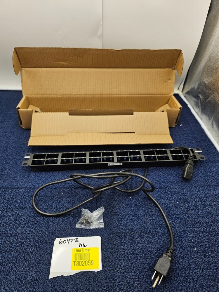 Panduit CPP48HDWBLY Mini-Com® Patch Panel 48 Port 1 RU BL
