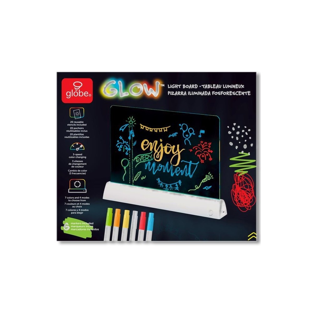 Globe Electric Light Board 27pc Plastic Clear GLOW 13559