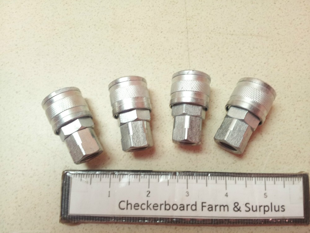 NOS Schrader 1/4" FPT Quick Disconnect Socket Coupling Fitting 8052C-12 SHD-3003