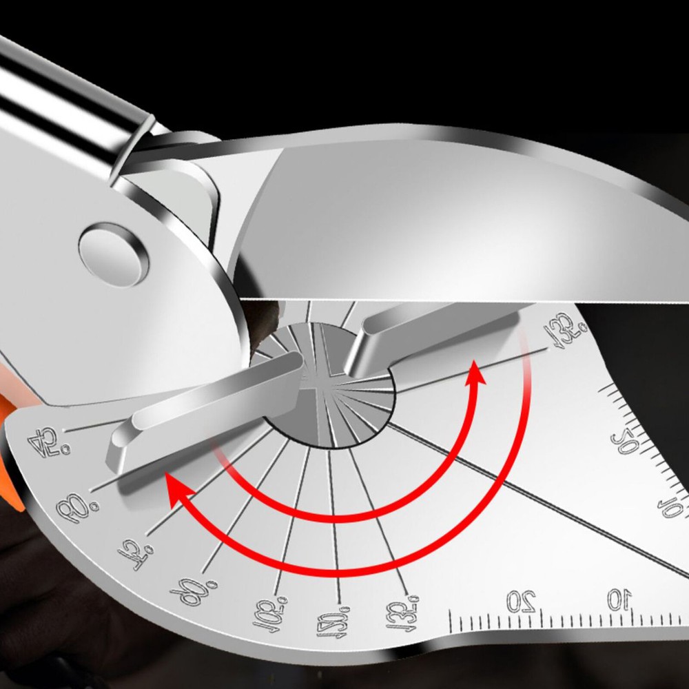 Multifunctional Sharp Multi Angle Scissors Miter Shears Adjustable 45°-135°