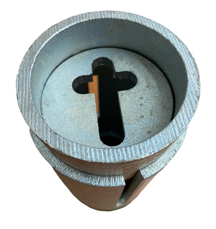 Floor Anchor Pot & Removable Chain for Frame Machines / Pulling Posts