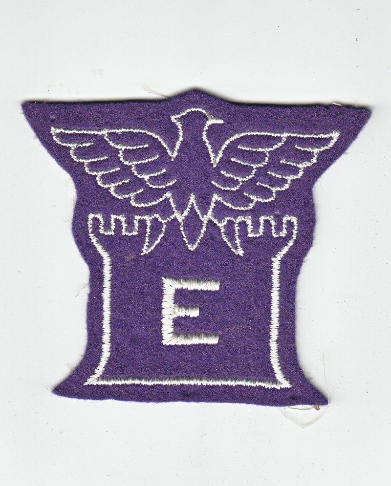 Army ROTC patch: Emerson High School, on felt