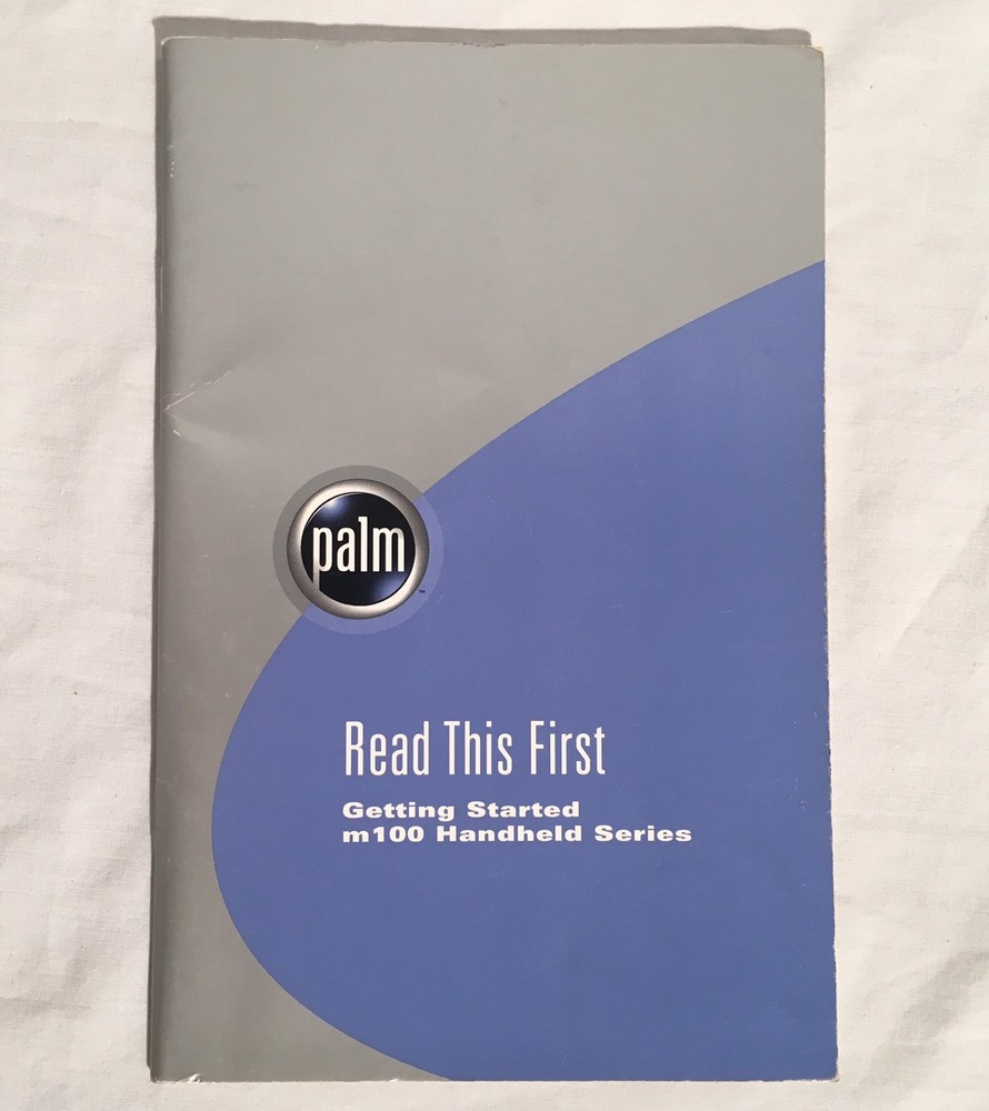 PALM m100 Handheld Series Getting Started Manual Guide