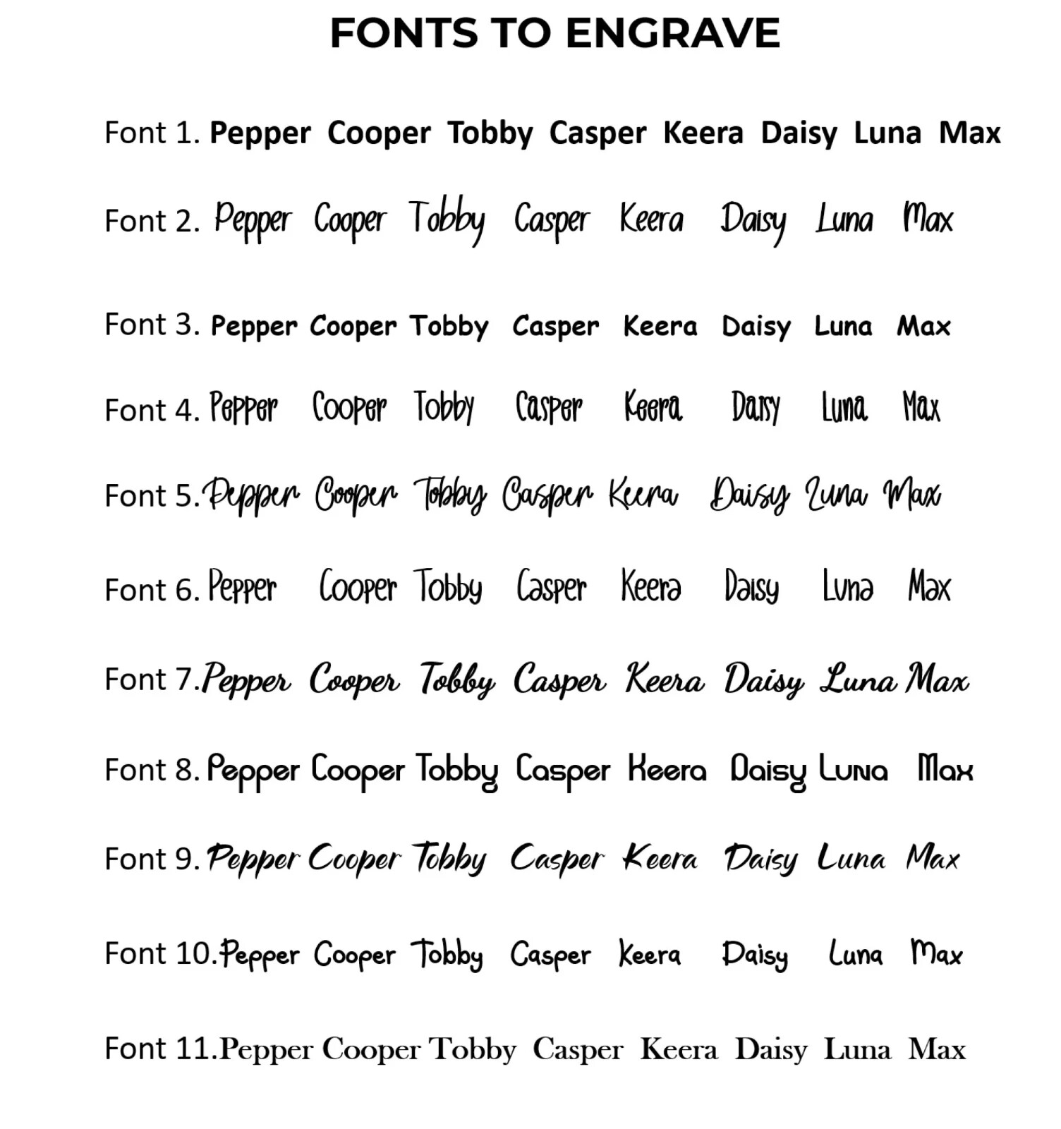 CUSTOM ENGRAVED PERSONALIZED PET TAG ID DOG CAT NAME TAGS DOUBLE SIDE