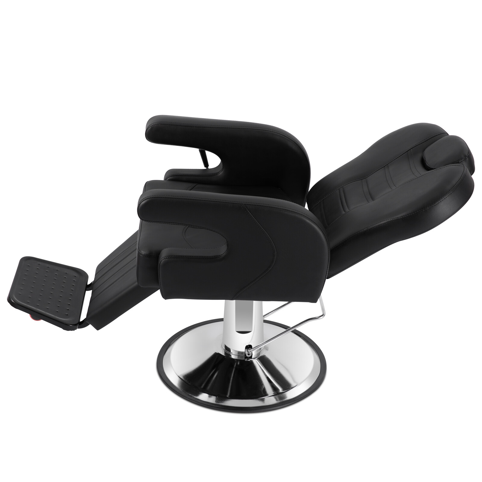 Black All Purpose Heavy Duty Recline Barber Chair Hydraulic Salon Beauty Stylist