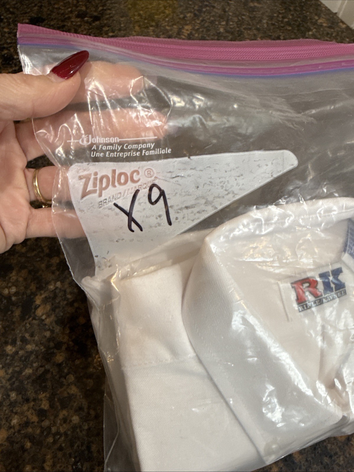 Brand New In Package Rifle/Kaynee White Button Down Boys Longs Sleeve Size 18