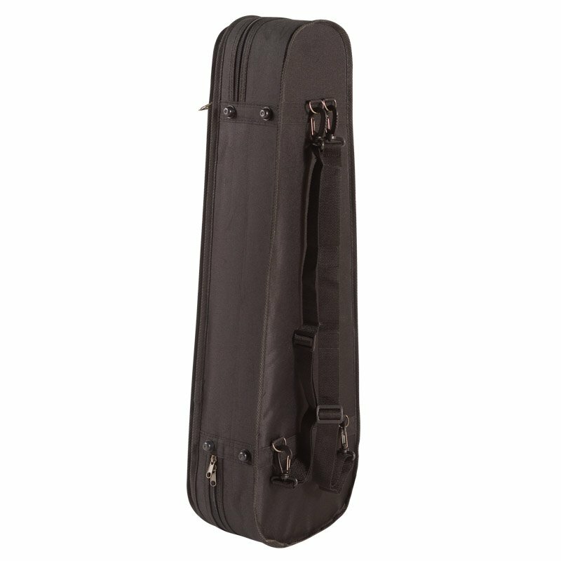 Violin Case 1/4 size light foam, holds two bows, BLACK