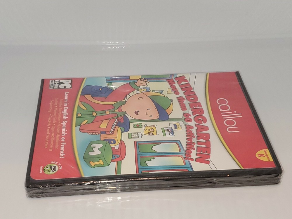 Cosmi Caillou Kindergarten - PC, CD-ROM.NEW SEALED
