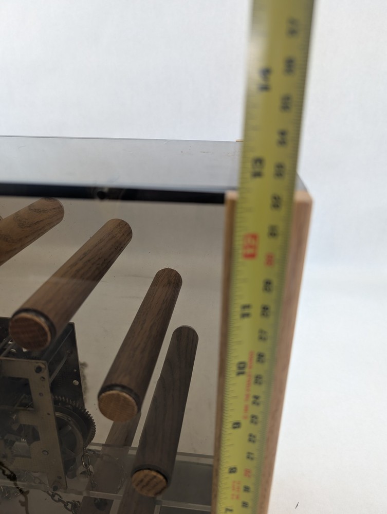 Howard Miller Translucent Wall Clock - MCM - Untested