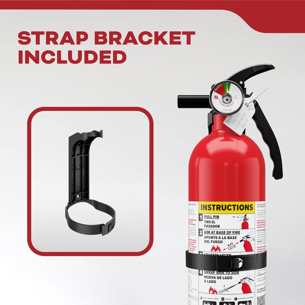 Kidde, FA110G, Multi Purpose Fire Extinguisher for Home, Office, Dorm,